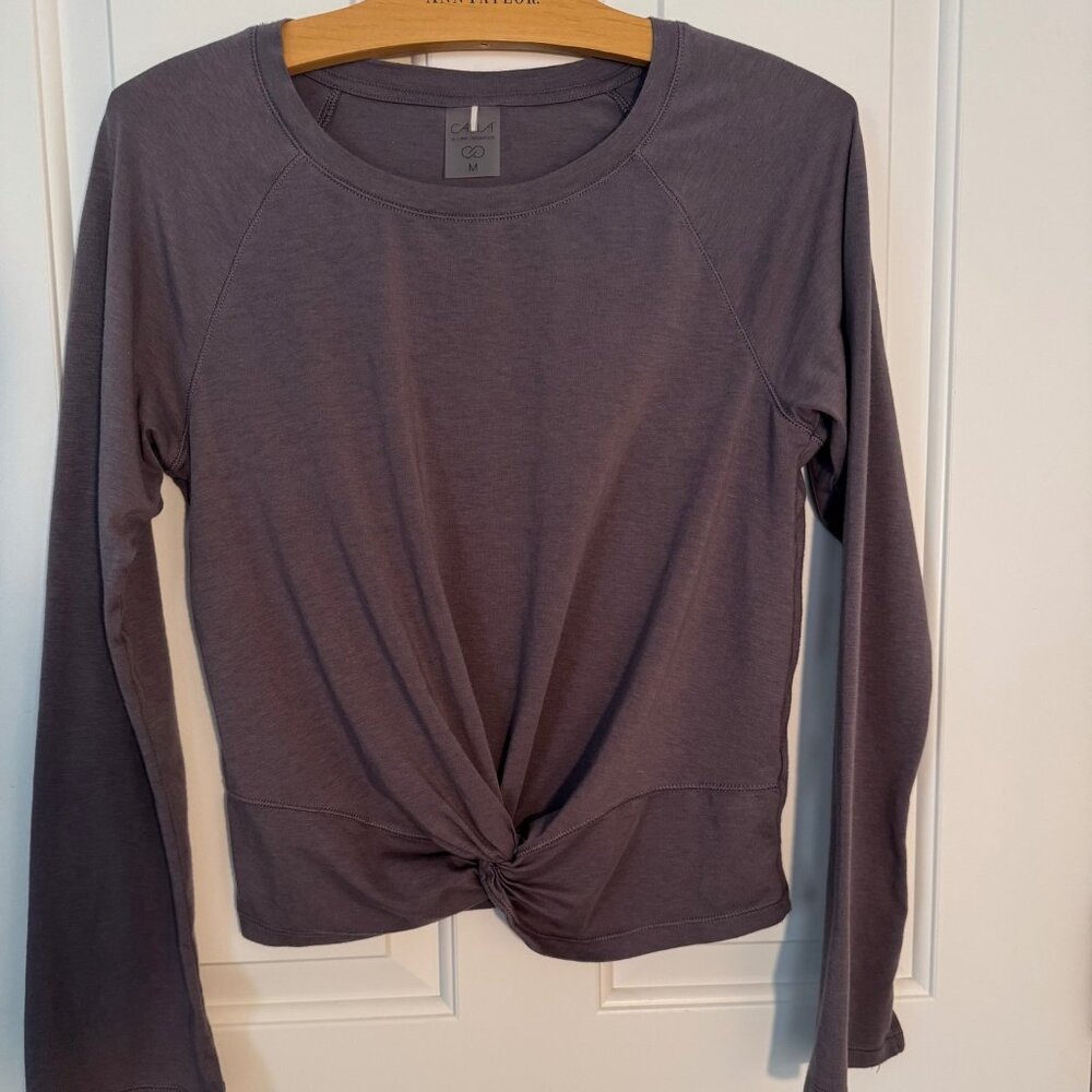 CALIA by Carrie Underwood  Fairycore / Balletcore Top – Mauve - Size M